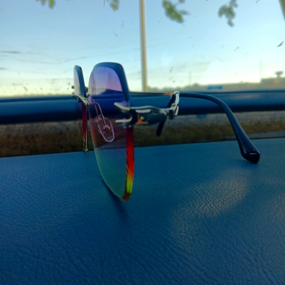 Gradient Gold Sunglasses